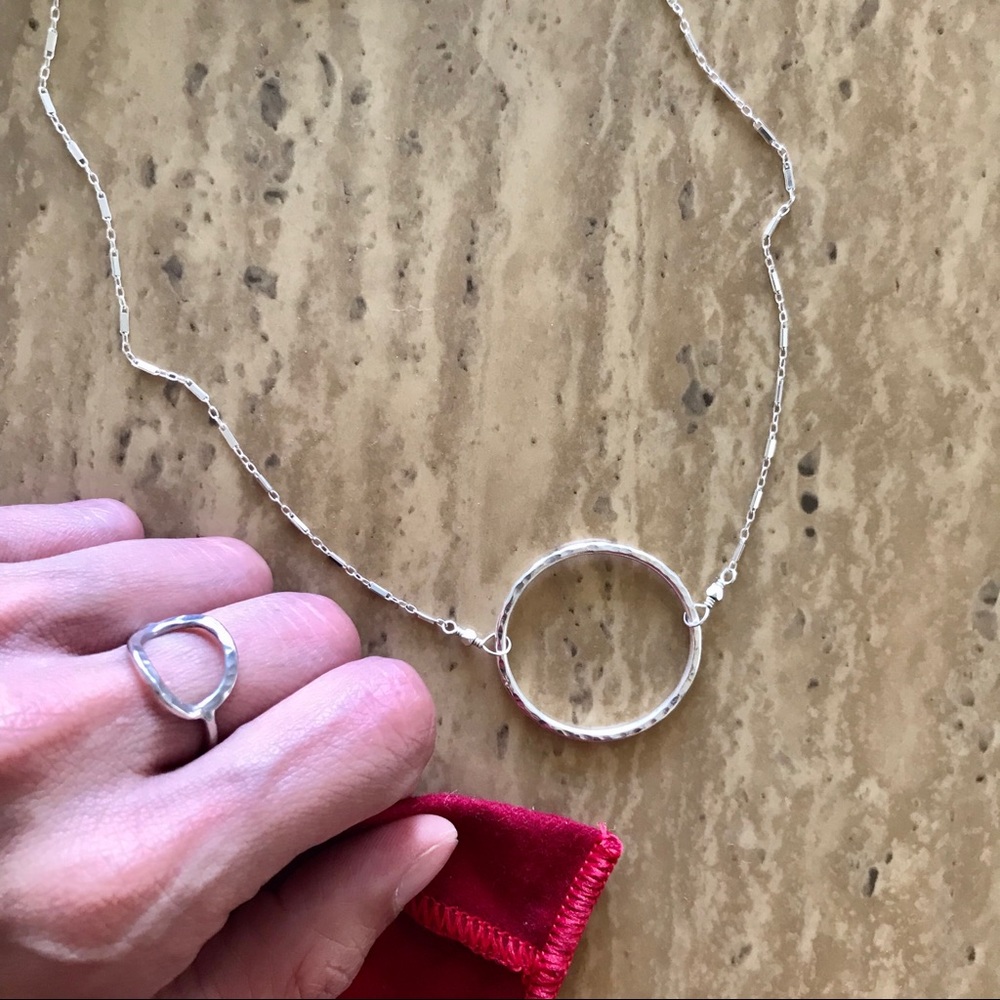 Adina Reyter Signature Circle Necklace and Ring